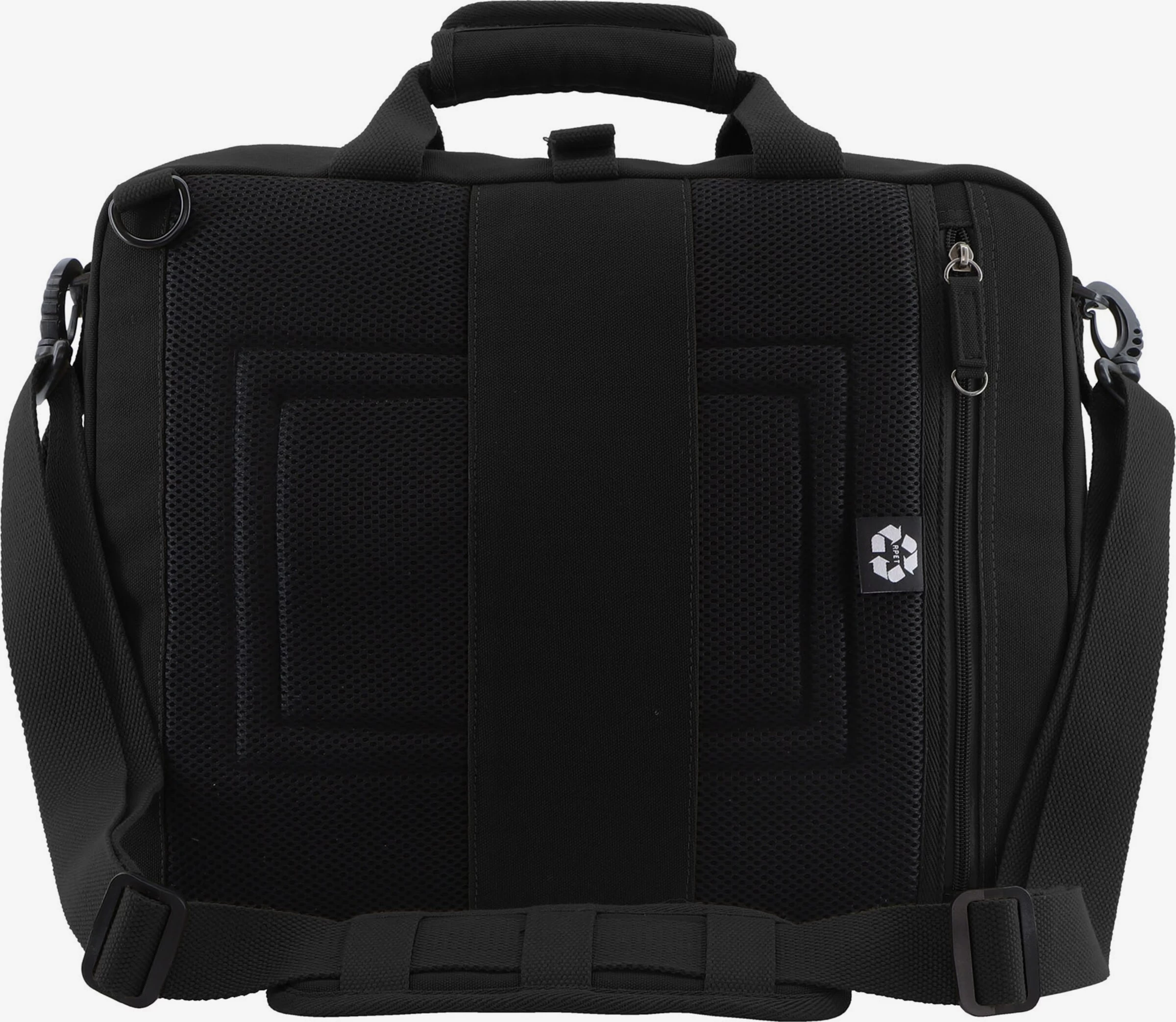 National Geographic Laptoptassen Laptoptas Milestone RPET 3-WAY Heren Zwart 2 National Geographic Laptoptassen Laptoptas Milestone RPET 3-WAY Heren Zwart - Afbeelding 2