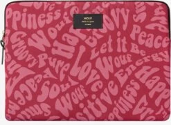 Wouf Laptoptassen Laptoptas Heren Pink