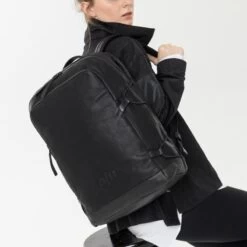 Aunts & Uncles Japan Kawaguchi Rugzak 15" Black Smoke -Nieuwe Laptoptas aunts uncles japan kawaguchi rugzak 15 black smoke aunts uncles 113724