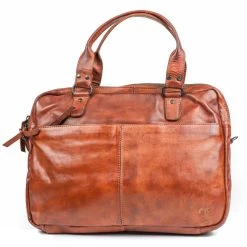 Bear Design Laptoptas 14 Inch Teun Cognac