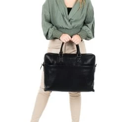 Burkely Antique Avery Laptopbag 17" Black -Nieuwe Laptoptas burkely antique avery laptopbag 17 black burkely 677566