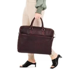 Burkely Antique Avery Laptopbag 17" Brown -Nieuwe Laptoptas burkely antique avery laptopbag 17 brown burkely 238306