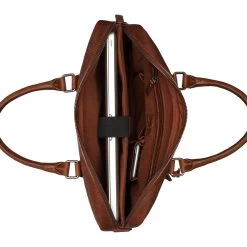 Burkely Antique Avery Laptopbag Uni 15,6" Cognac -Nieuwe Laptoptas burkely antique avery laptopbag uni 156 cognac burkely 394100