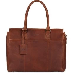Burkely Doris Antique Avery Laptoptas 15,6 Inch Cognac