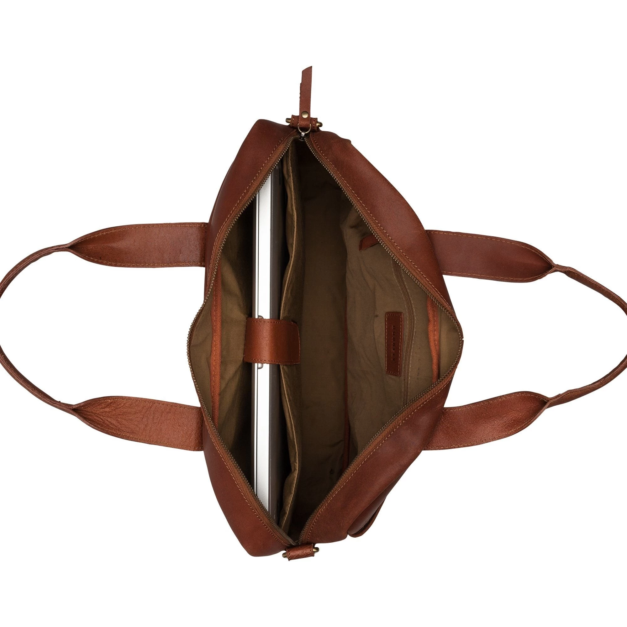 Burkely Vintage Laptop Bag 15,6" Cognac 7 Burkely Vintage Laptop Bag 15,6" Cognac - Afbeelding 7