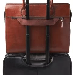 Castelijn & Beerens Ellen Schoudertas 15,6"+Tablet Cognac -Nieuwe Laptoptas castelijn beerens ellen schoudertas 156tablet cognac castelijn beerens 409918