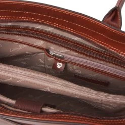 Castelijn & Beerens Ellen Schoudertas 15,6"+Tablet Cognac -Nieuwe Laptoptas castelijn beerens ellen schoudertas 156tablet cognac castelijn beerens 877793