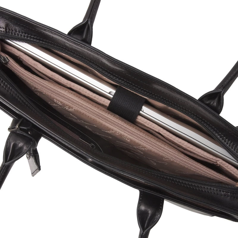 Castelijn & Beerens Ellen Schoudertas 15,6"+Tablet Zwart 6 Castelijn & Beerens Ellen Schoudertas 15,6"+Tablet Zwart - Afbeelding 6