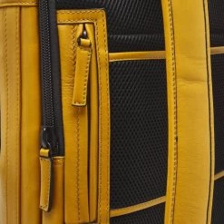 Castelijn & Beerens Nappa X Laptop Rugzak Victor 15.6" Yellow -Nieuwe Laptoptas castelijn beerens nappa x laptop rugzak victor 156 yellow castelijn beerens 856438