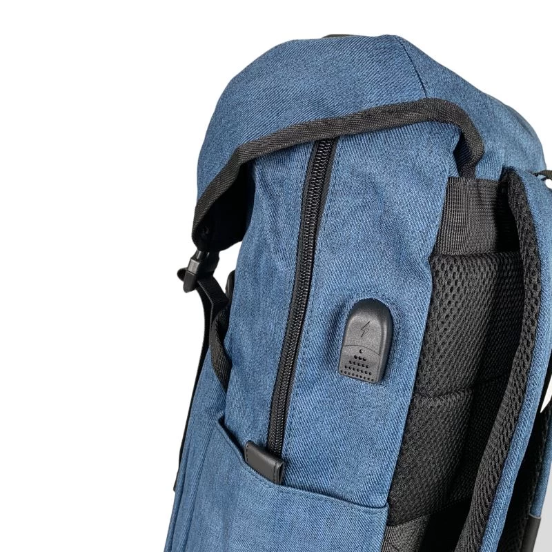 David Jones Easy Laptop Rugzak 17" Blue 2 David Jones Easy Laptop Rugzak 17" Blue - Afbeelding 2