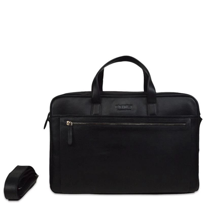 DSTRCT Premium Collection Laptopbag 17" Black 3 DSTRCT Premium Collection Laptopbag 17" Black - Afbeelding 3