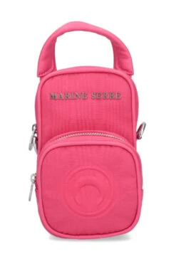 Marine Serre Aktetassen Handtassen Pink