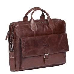 Justified Everest 2-Vaks Laptoptas 15" Bruin