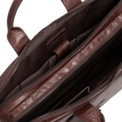 Justified Everest 2-Vaks Laptoptas 15" Bruin -Nieuwe Laptoptas justified everest 2 vaks laptoptas 15 bruin justified 844850