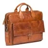 Justified Everest 2-Vaks Laptoptas 15" Cognac