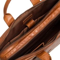 Justified Everest 2-Vaks Laptoptas 15" Cognac -Nieuwe Laptoptas justified everest 2 vaks laptoptas 15 cognac justified 534000