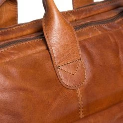 Justified Everest 2-Vaks Laptoptas 15" Cognac -Nieuwe Laptoptas justified everest 2 vaks laptoptas 15 cognac justified 666231