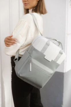 Kapten & Son Bergen Rugzak 15" Muted Sage Sprinkled -Nieuwe Laptoptas kapten son bergen rugzak 15 muted sage sprinkled kapten son 196313