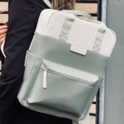 Kapten & Son Bergen Rugzak 15" Muted Sage Sprinkled -Nieuwe Laptoptas kapten son bergen rugzak 15 muted sage sprinkled kapten son 383709