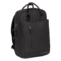 New Rebels Harper 9 Liter Waterproof Rugzak Met Laptopvak 13,3" Zwart