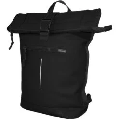 New Rebels Mart Waterproof Rolltop Rugzak Met Laptopvak 15,6" Black -Nieuwe Laptoptas new rebels mart waterproof rolltop rugzak met laptopvak 156 black new rebels 218417