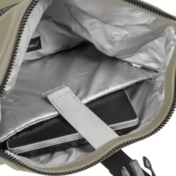 New Rebels Mart Waterproof Rolltop Rugzak Met Laptopvak 15,6" Taupe -Nieuwe Laptoptas new rebels mart waterproof rolltop rugzak met laptopvak 156 taupe new rebels 189518