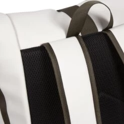 New Rebels Tim Waterproof Rolltop Rugzak Laptopvak 15,6'' Beige / Olive -Nieuwe Laptoptas new rebels tim waterproof rolltop rugzak laptopvak 156 beige olive new rebels 166395