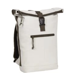 New Rebels Tim Waterproof Rolltop Rugzak Laptopvak 15,6'' Beige / Olive