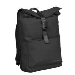 New Rebels Williams Baltimore Waterproof Rolltop Rugzak Laptopvak 15,6'' Black
