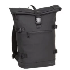 New Rebels Williams Waterproof Rolltop Rugzak Laptopvak 15,6'' Black