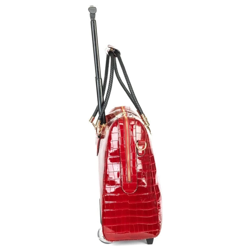 Olivia Lauren Dames Business Trolley 17" Alice Red 4 Olivia Lauren Dames Business Trolley 17" Alice Red - Afbeelding 4