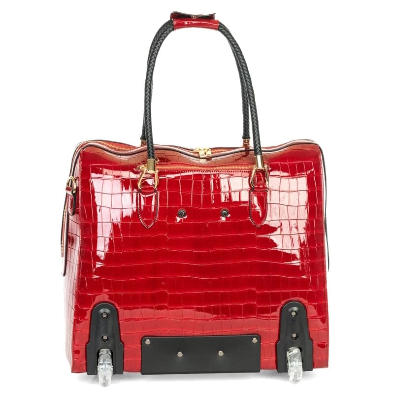 Olivia Lauren Dames Business Trolley 17" Alice Red 7 Olivia Lauren Dames Business Trolley 17" Alice Red - Afbeelding 7