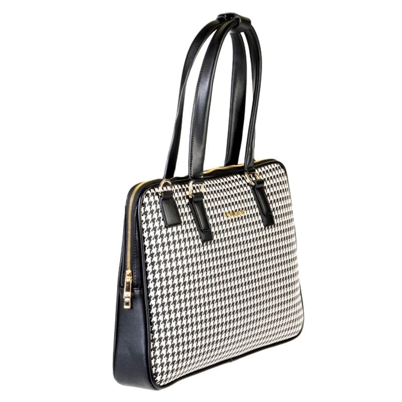 Olivia Lauren Laptoptas Emily 15,6" Zwart / Wit 5 Olivia Lauren Laptoptas Emily 15,6" Zwart / Wit - Afbeelding 5