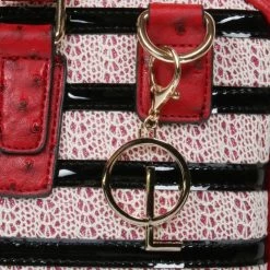 Olivia Lauren Laptoptas Stripes 15,6" Red -Nieuwe Laptoptas olivia lauren stripes laptoptas 156 red olivia lauren 155184