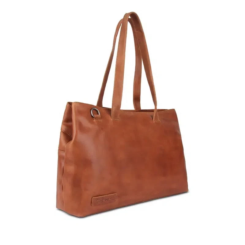 Plevier Jura Dames Laptoptas 15,6 Inch 716 Cognac 3 Plevier Jura Dames Laptoptas 15,6 Inch 716 Cognac - Afbeelding 3