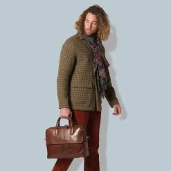 The Bridge Story Uomo Businesstas Bruin -Nieuwe Laptoptas the bridge story uomo businesstas bruin the bridge 657184