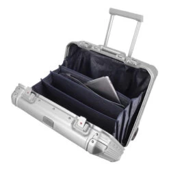 Travelite Business Trolley Next Aluminium Silver -Nieuwe Laptoptas travelite business trolley next aluminium silver travelite 224841